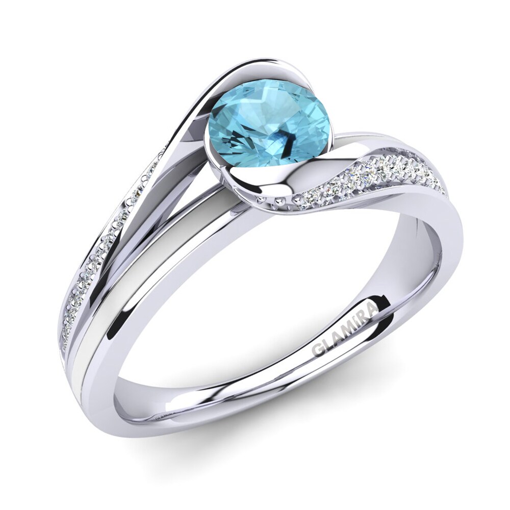 Aquamarine Engagement Ring Arnalda
