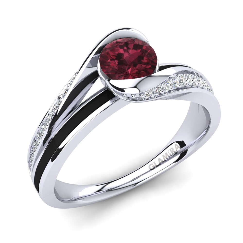 Garnet Engagement Ring Arnalda