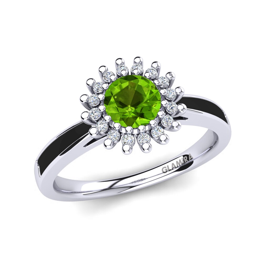 Peridot Engagement Ring Cipriana