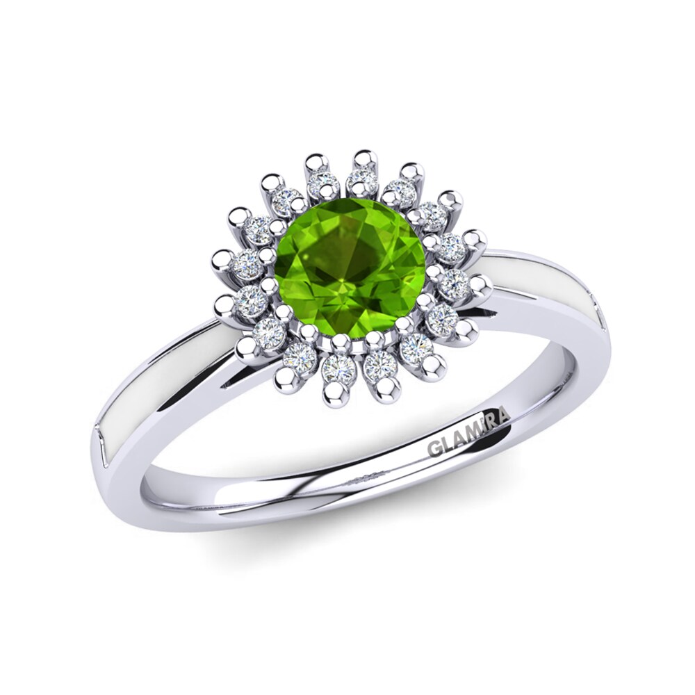 Peridot Engagement Ring Cipriana