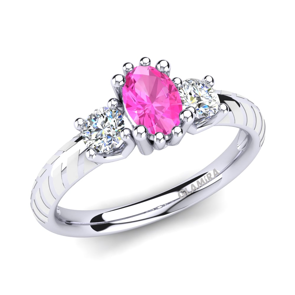 Pink Tourmaline Engagement Ring Enrica