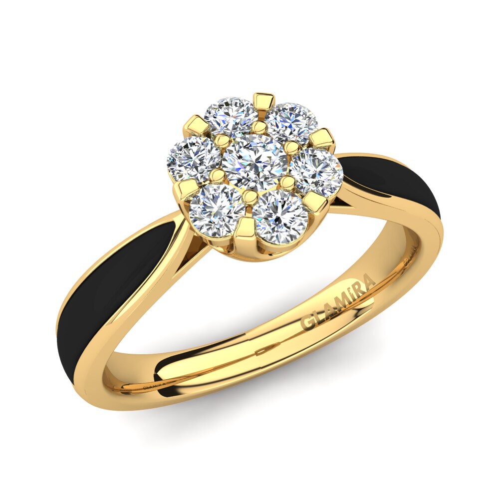 Gelbgold 375 Ring Giordana