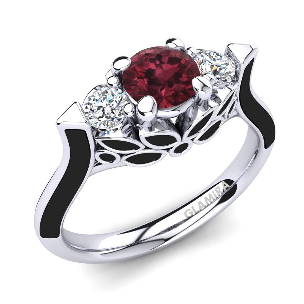 Garnet Engagement Ring Guendalina