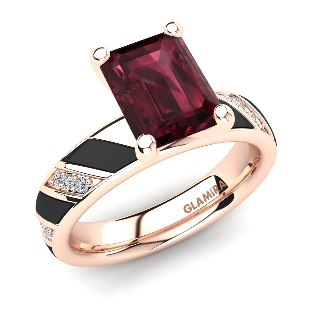 Garnet Engagement Ring Ildegonda