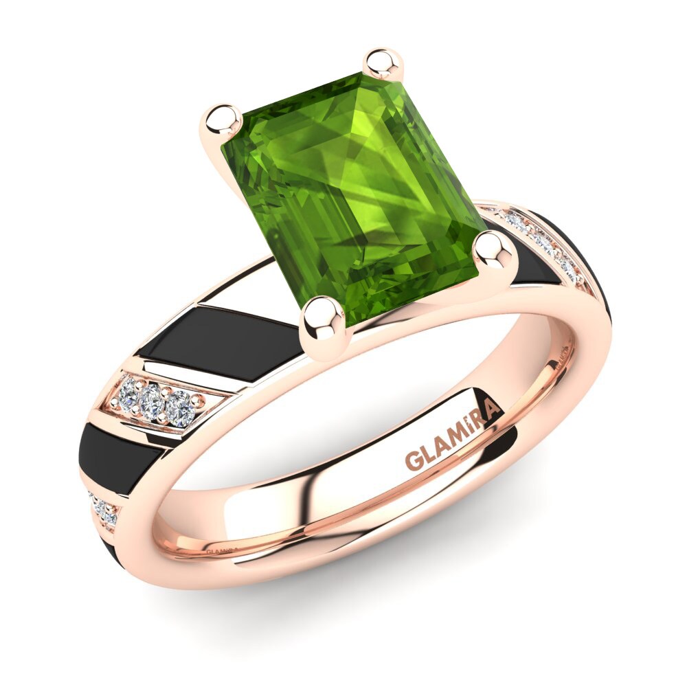 Peridot Engagement Ring Ildegonda