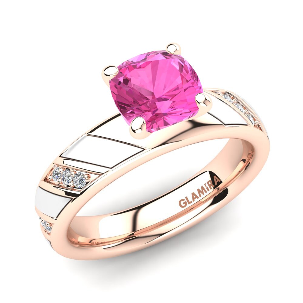 Pink Tourmaline Engagement Ring Lavinia