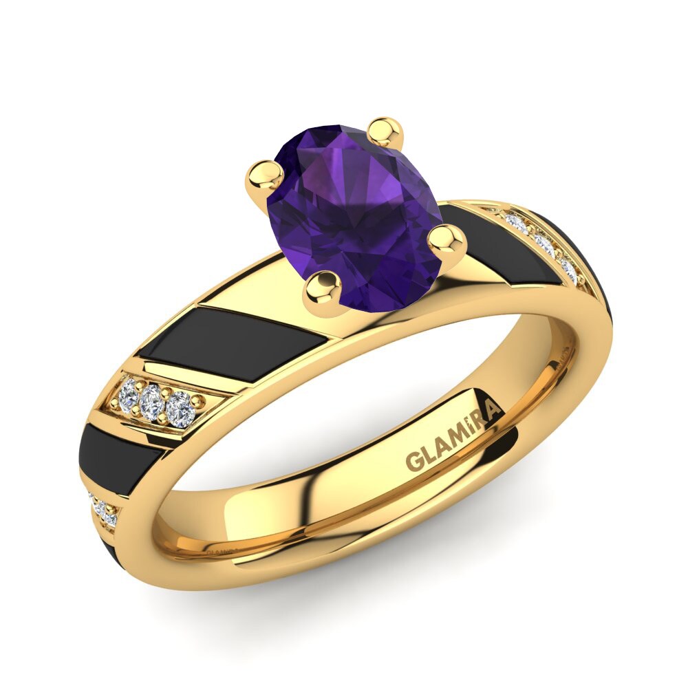 Amethyst Engagement Ring Libera