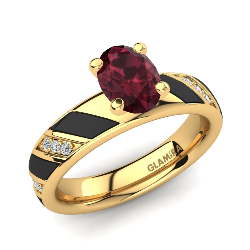 Garnet Engagement Ring Libera