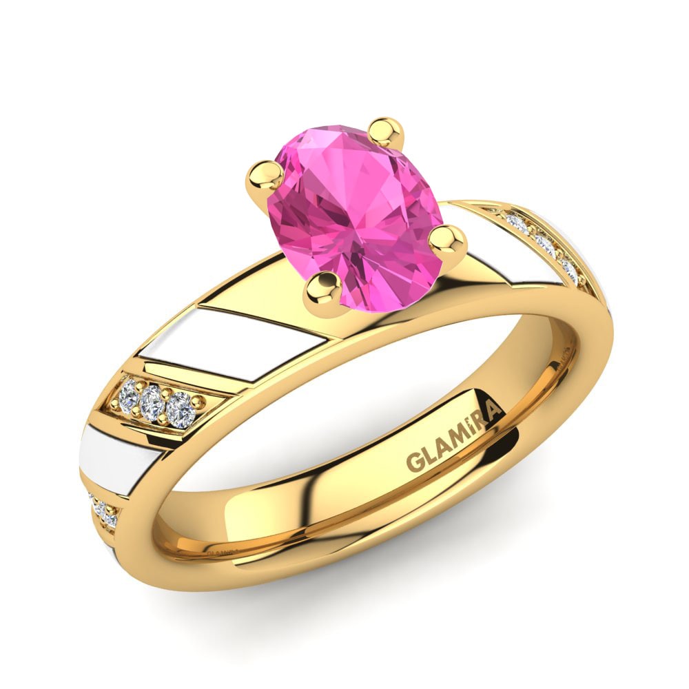 Pink Tourmaline Engagement Ring Libera