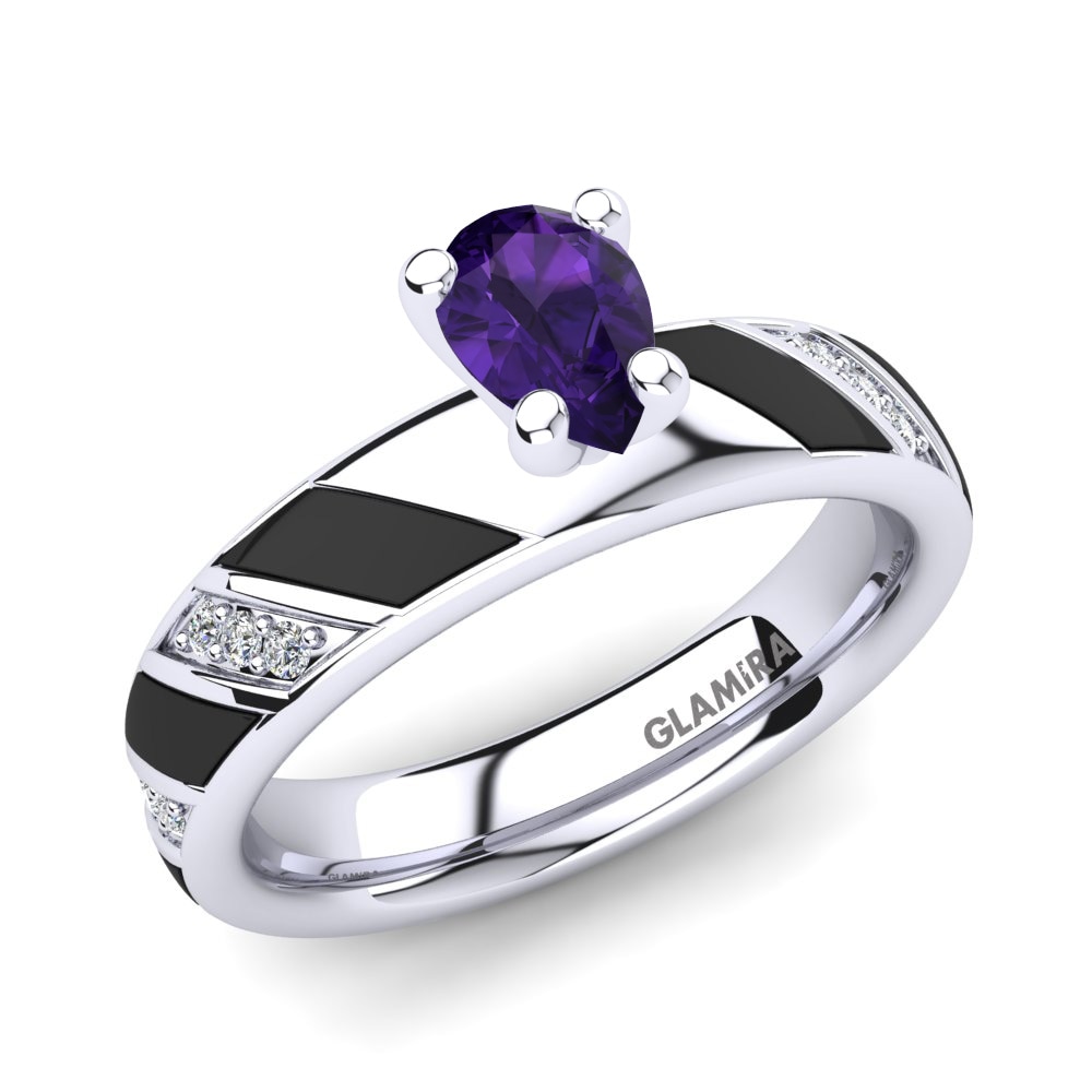 Amethyst Engagement Ring Lucilla