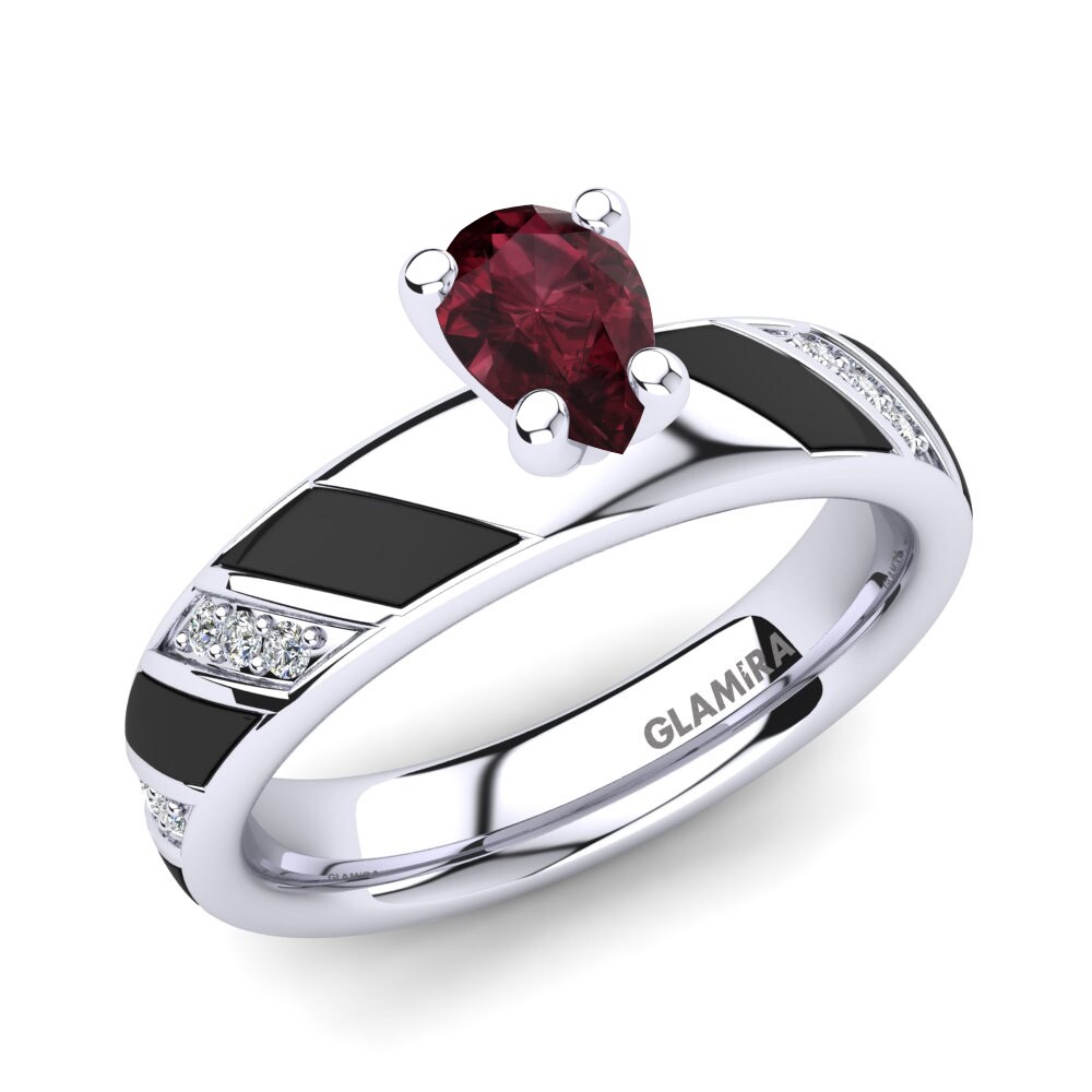 Garnet Engagement Ring Lucilla