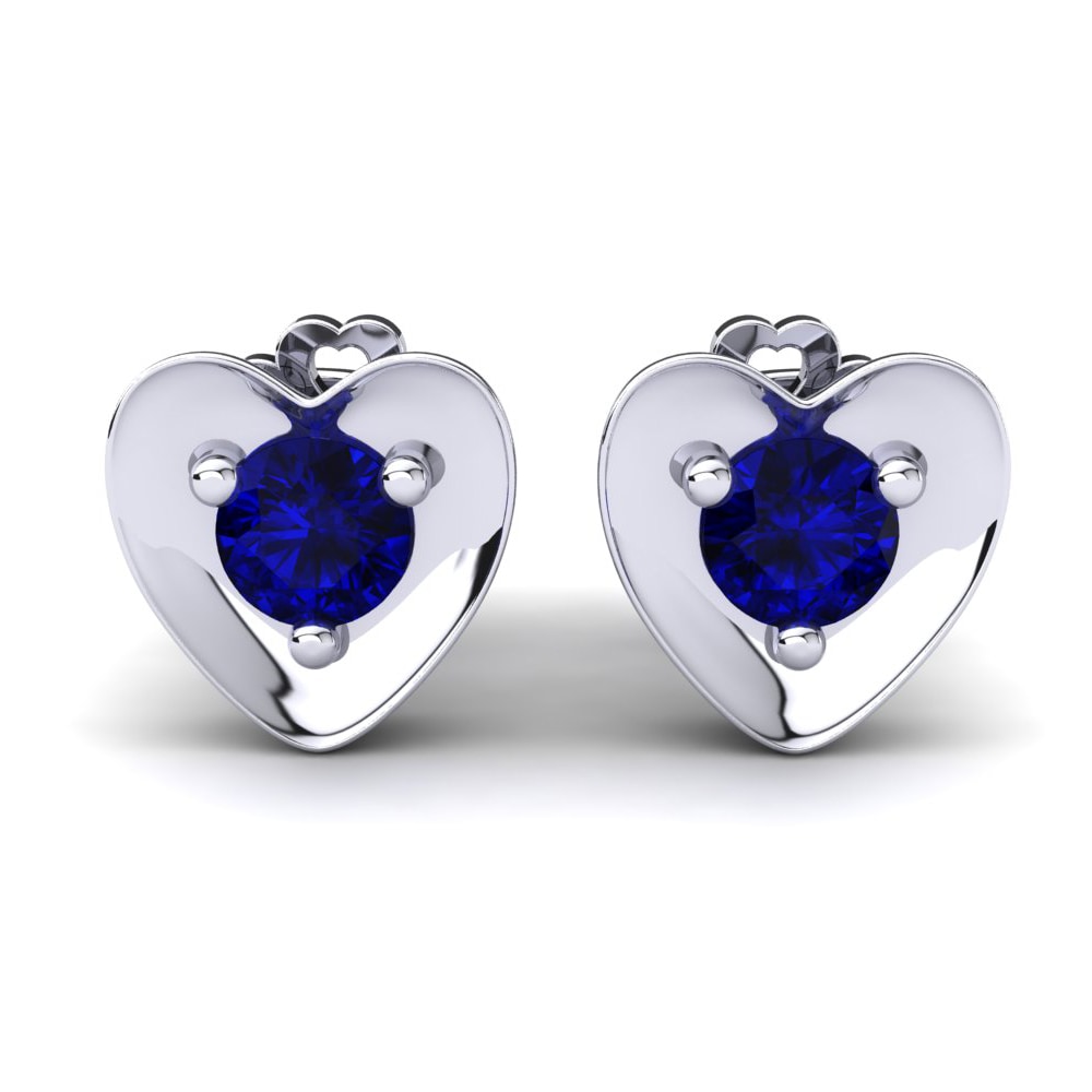 Donker Blauwe Zirkoon Dames Oorbellen Alba