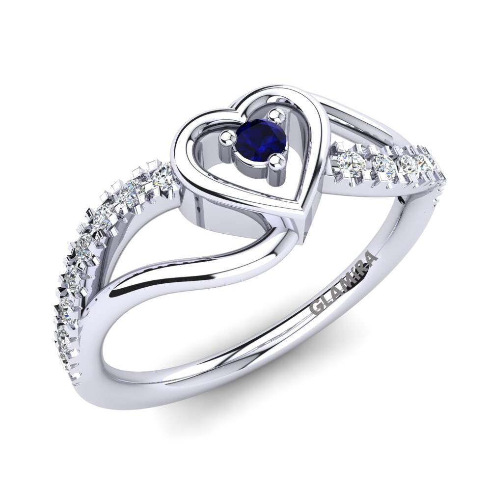 Donker Blauwe Zirkoon Ringen Eliana