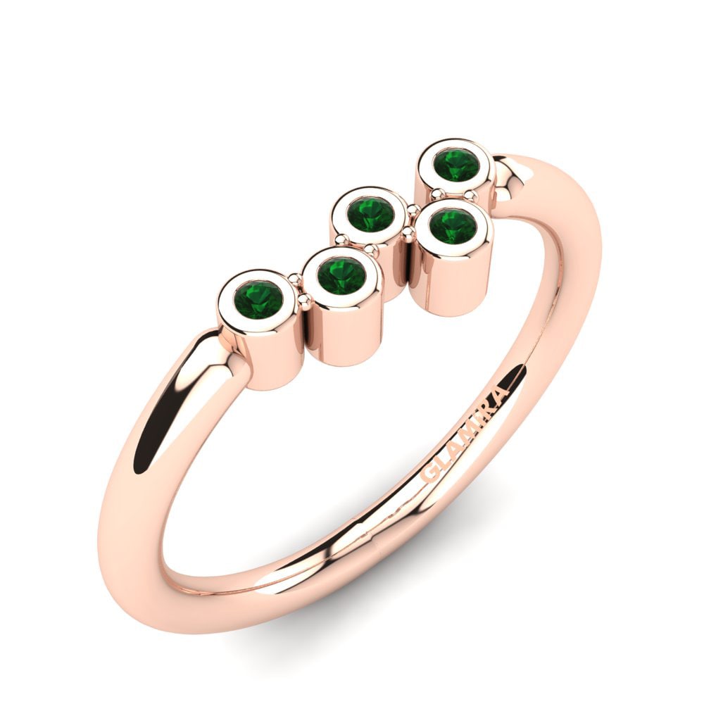 Groene Zirkoon Knokkelring Elzira