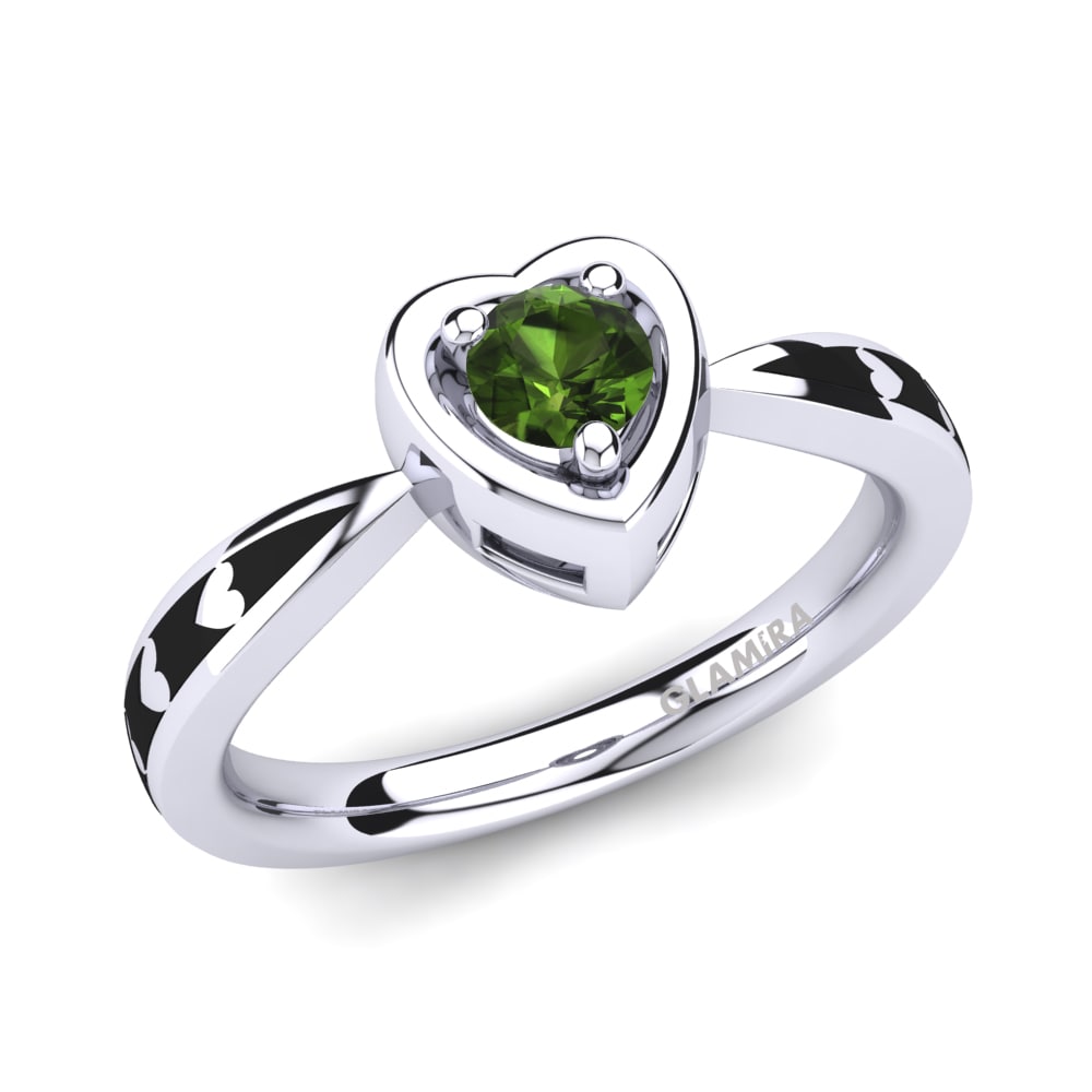 Turmalina verde Anillo Eugenia
