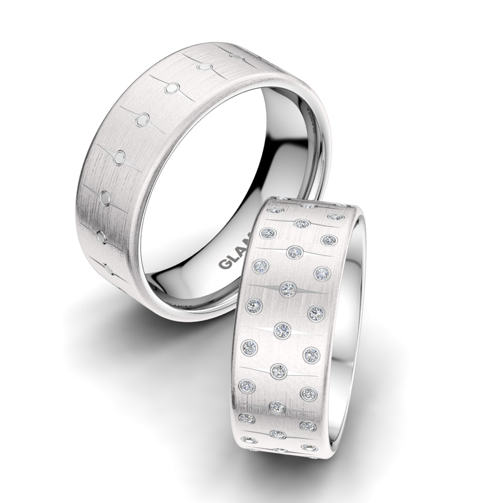 Without Stone Wedding Ring Sensual Night 8 mm