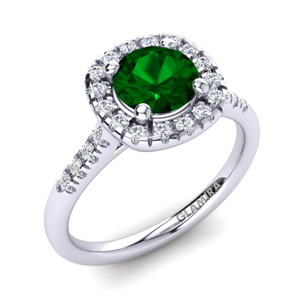 Zelený Swarovski Zásnubný prsteň Fayette