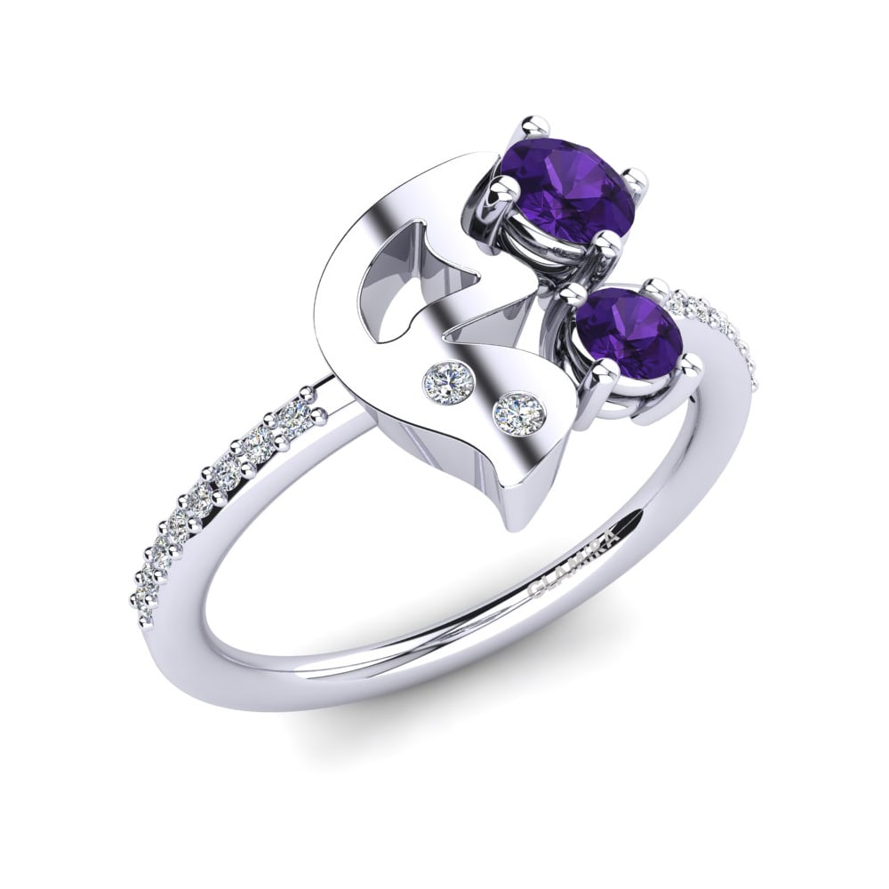Amethyst Ring Floresita