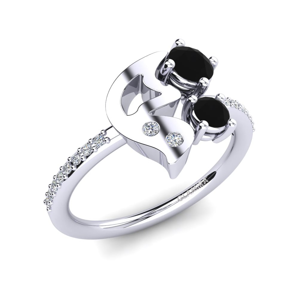 Black Onyx Ring Floresita