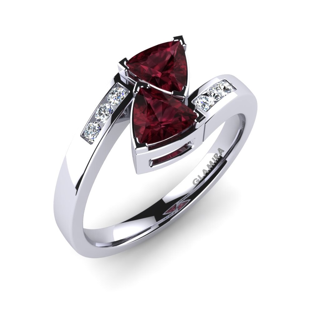 Grenat Bague de fiançailles Erin