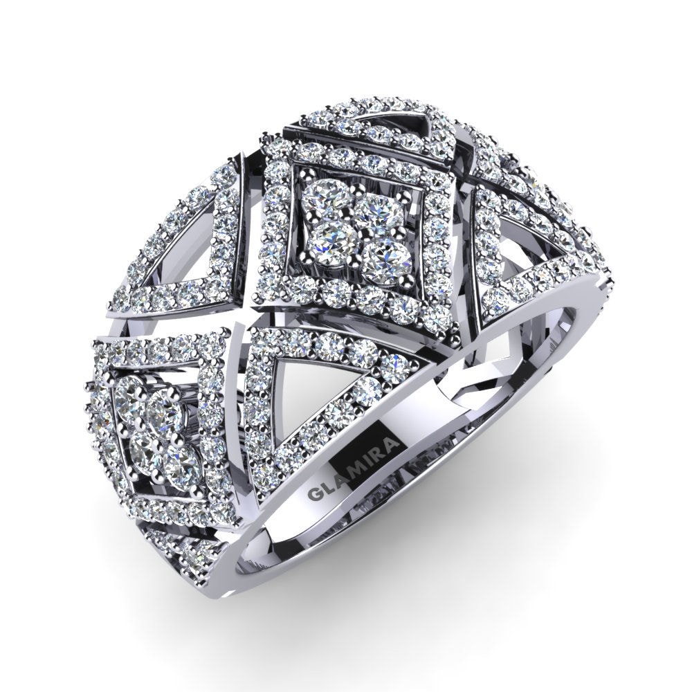 18k White Gold Ring Irina