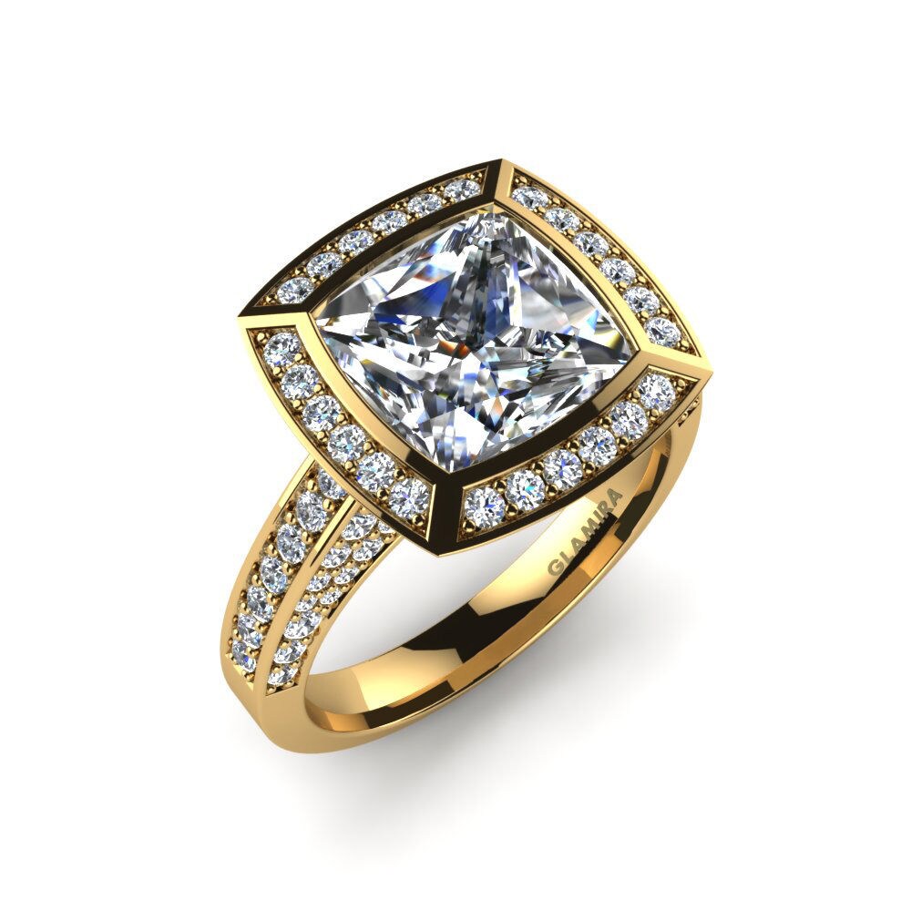 9ct Yellow Gold Engagement Ring Shelby