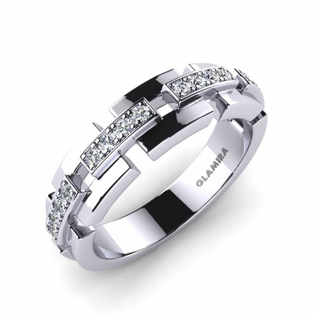 Fashion Amanda Cerny Men’s Jewellery GLAMIRA Men's Ring Hercules 925 Silver Swarovski Crystal