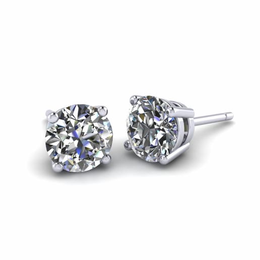 Earring Louisa 585 White Gold & Diamond