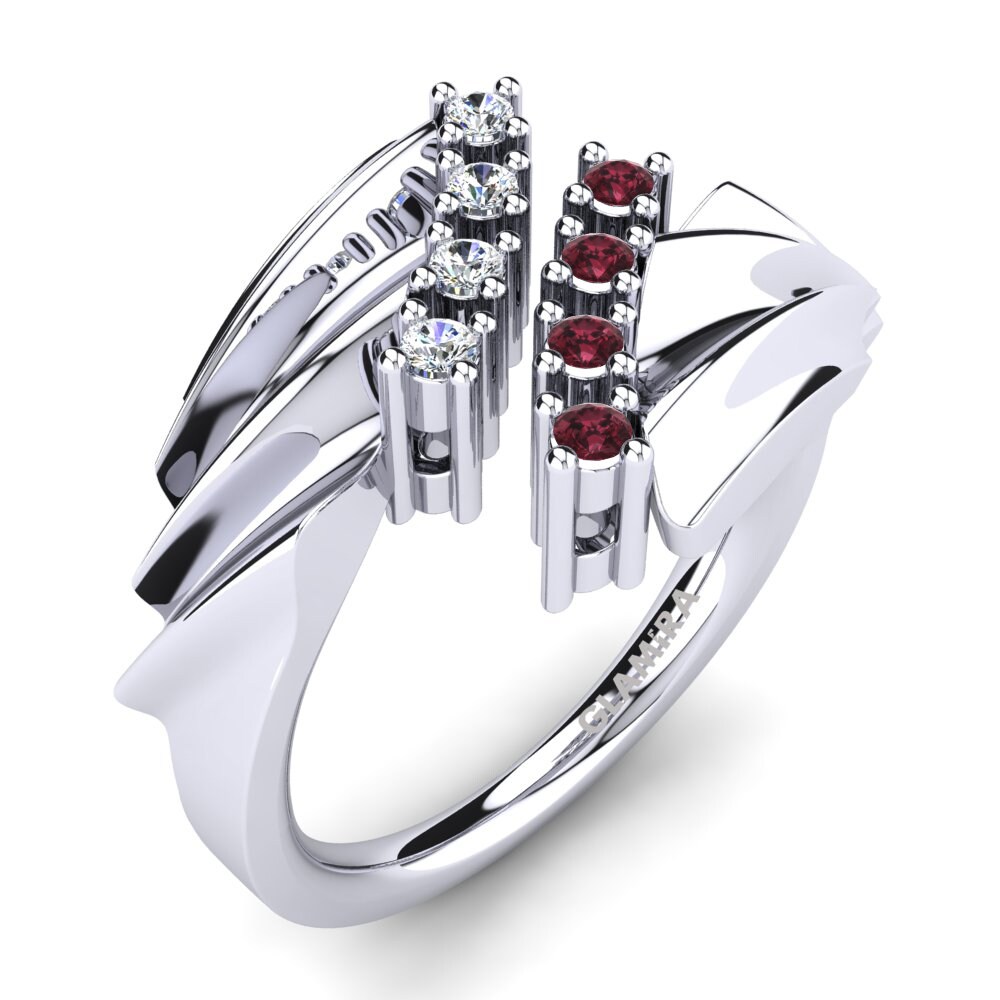 Granat Ring Lila