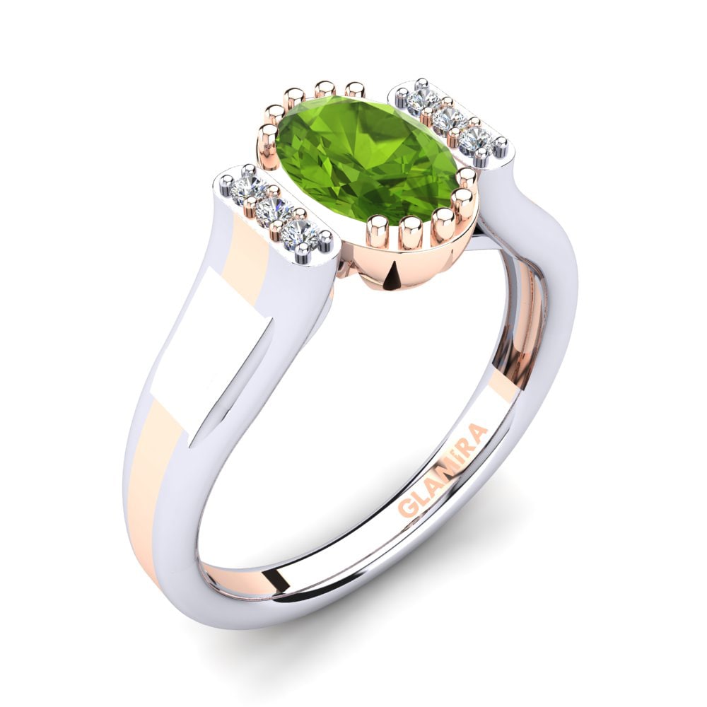 Peridot Engagement Ring Peyan
