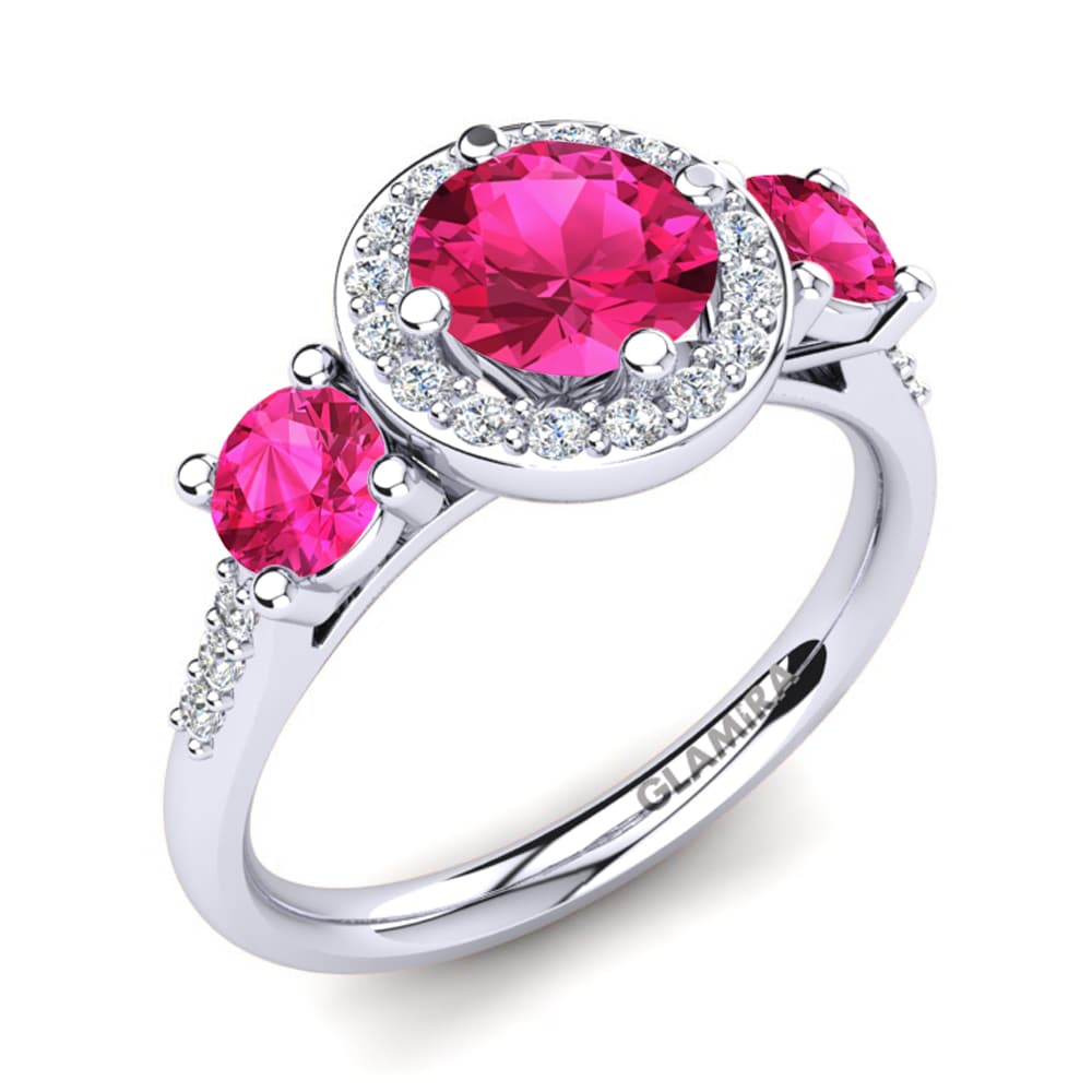 Pink Tourmaline Engagement Ring Venetus