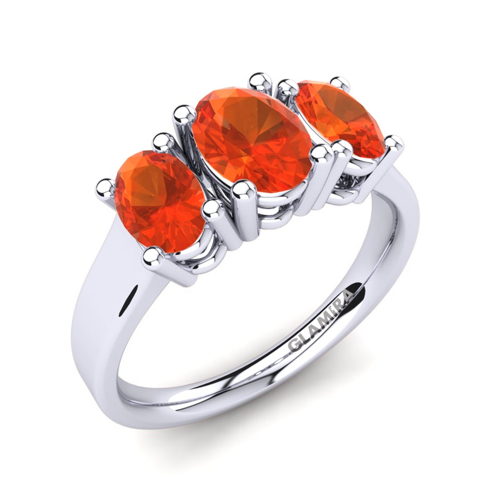 Fire-Opal Engagement Ring Calybe