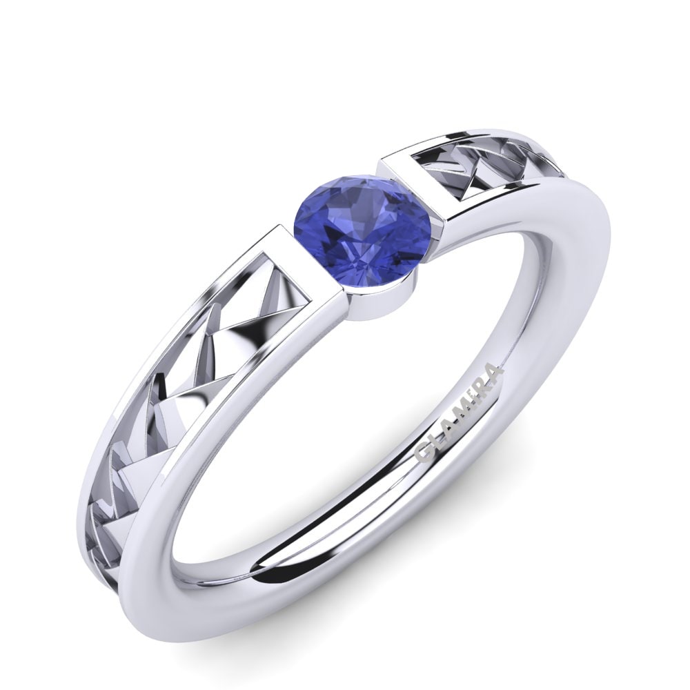 Tanzanite Engagement Ring Carnation