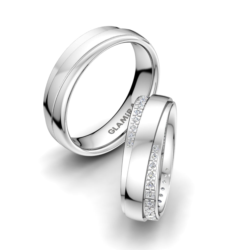 Exclusive Wedding Ring Alluring Path 6mm