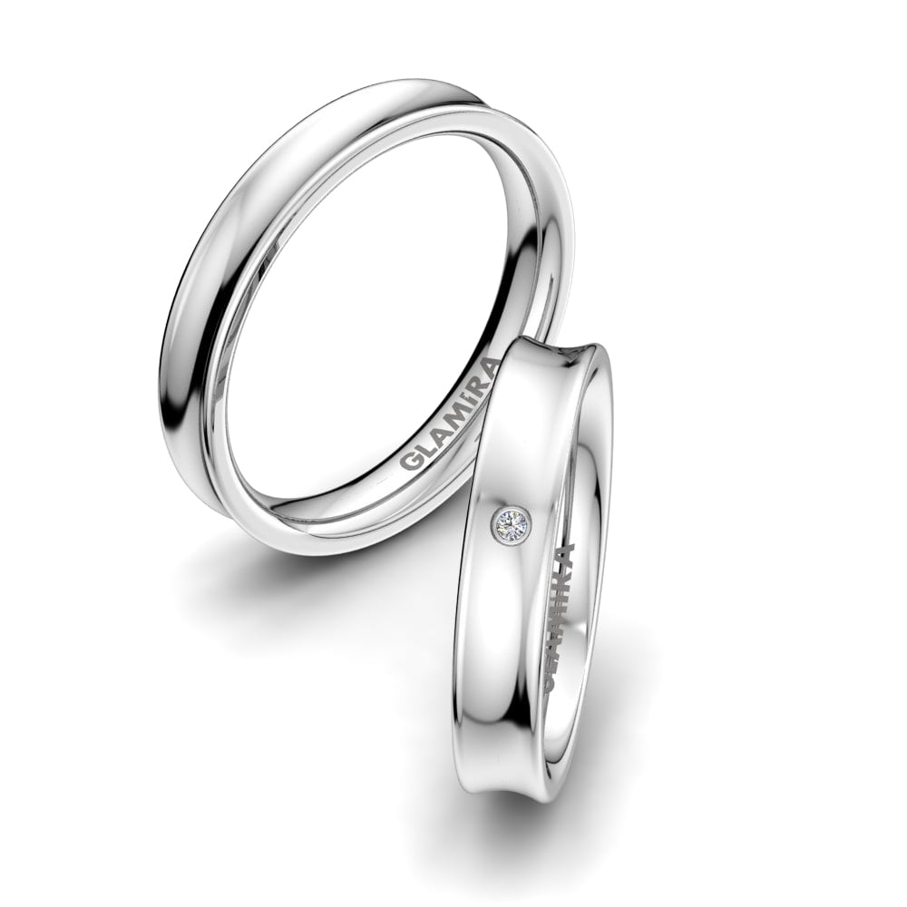 Diamante Anillo de boda Natural Sensation 4 mm