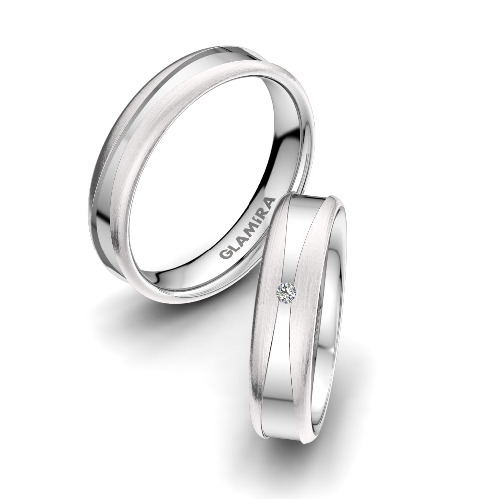 Diamante Anillo de boda Heavenly Blaze 5 mm