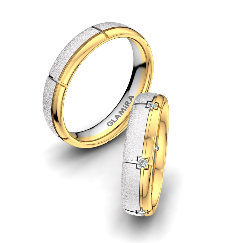 Without Stone Wedding Ring Noble Rose 5 mm
