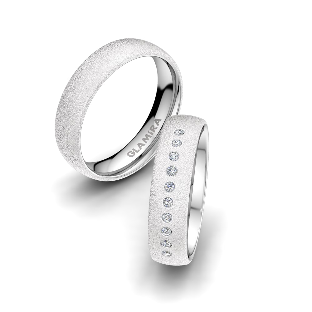 Anillo de boda Classic Tour 5mm 9k Oro Blanco