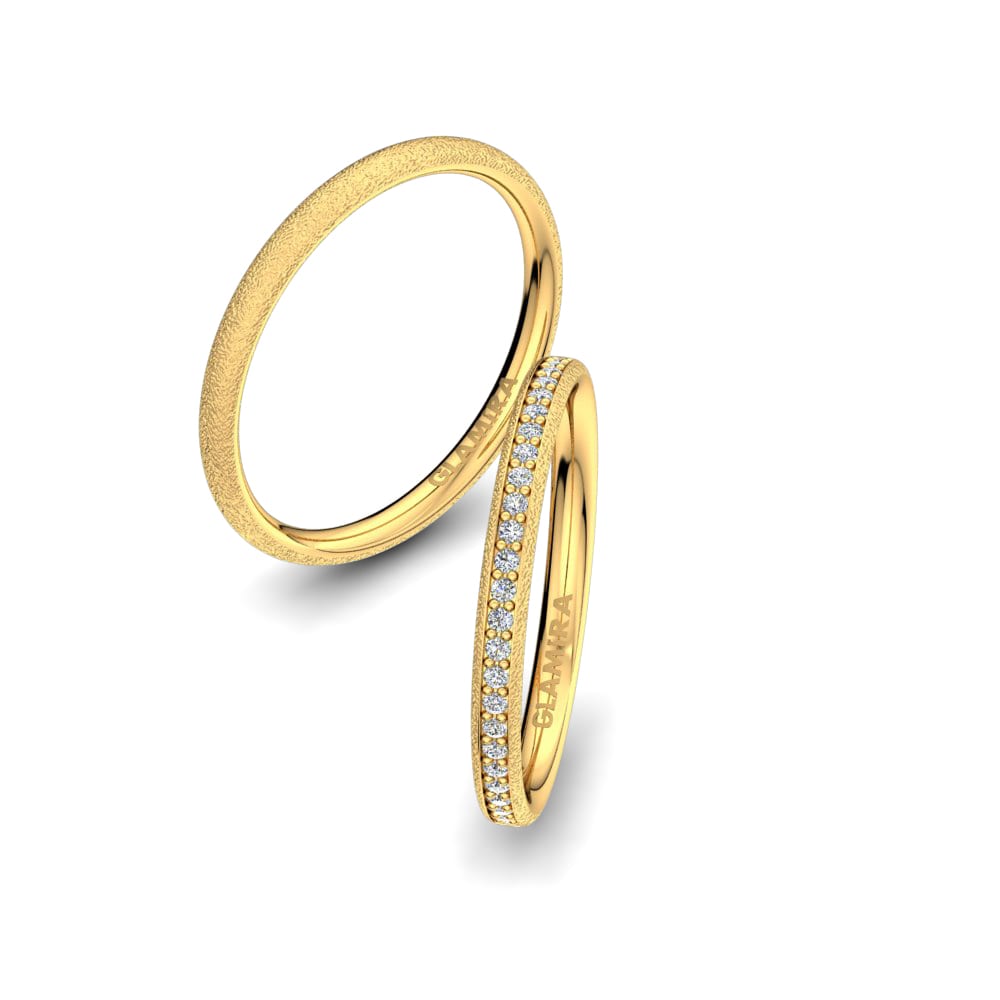 Classic Wedding Rings Classic Choice 2.5 mm 585 Yellow Gold Diamond