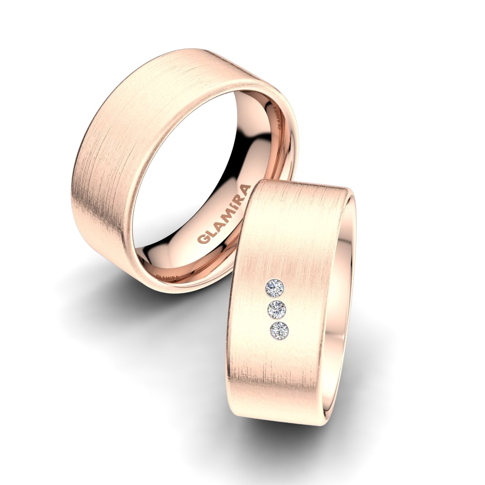 Red Shade Rings Shop 0.045 Carat 14ct Rose Gold Diamond Classic Shade 8 mm | GLAMIRA ...