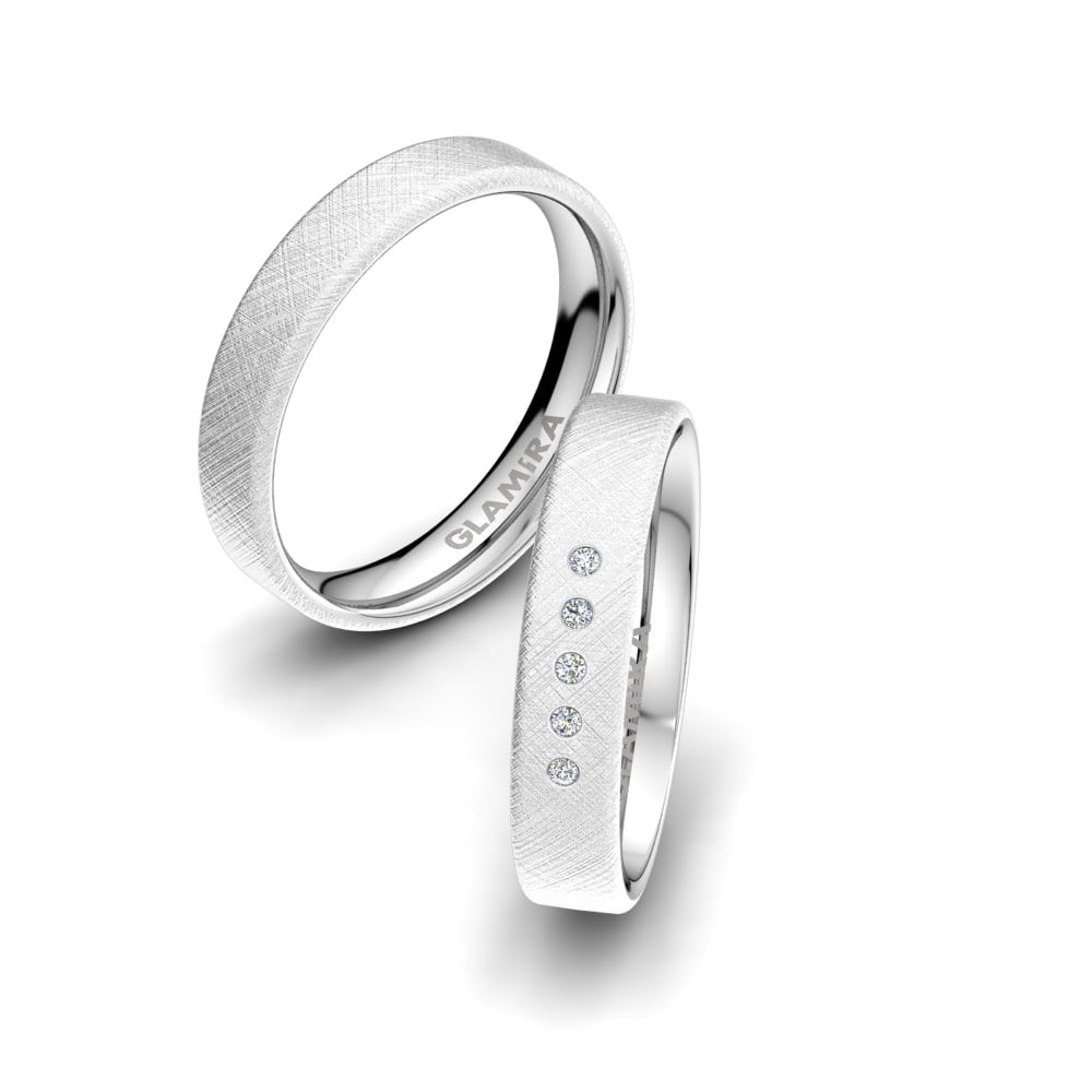 950 Platina Trouwring Classic Touch 4 mm