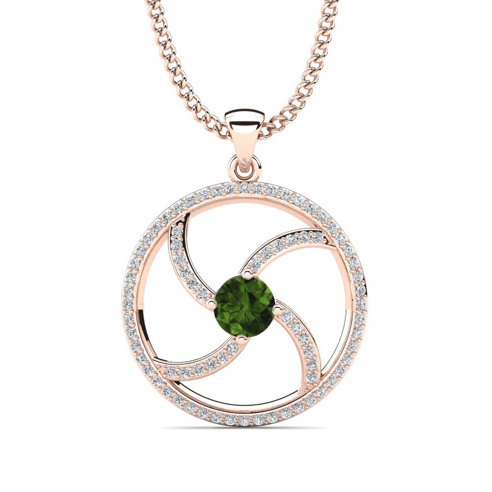Green Tourmaline Women's Pendant Marianna