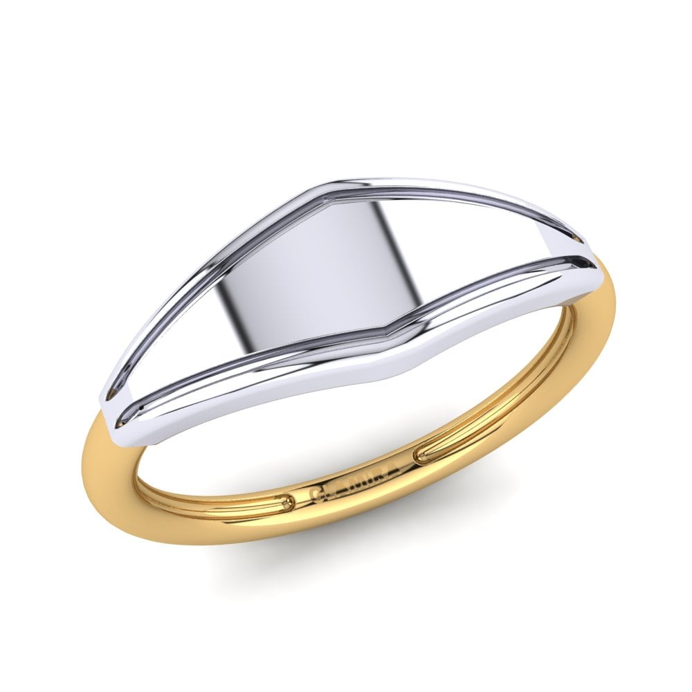 14ct Yellow & White Gold Ring Glenariff