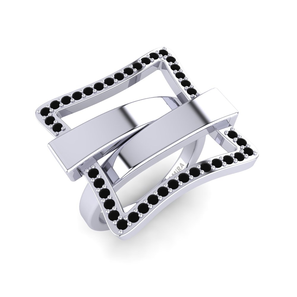 Schwarzer Diamant Ring Hannele