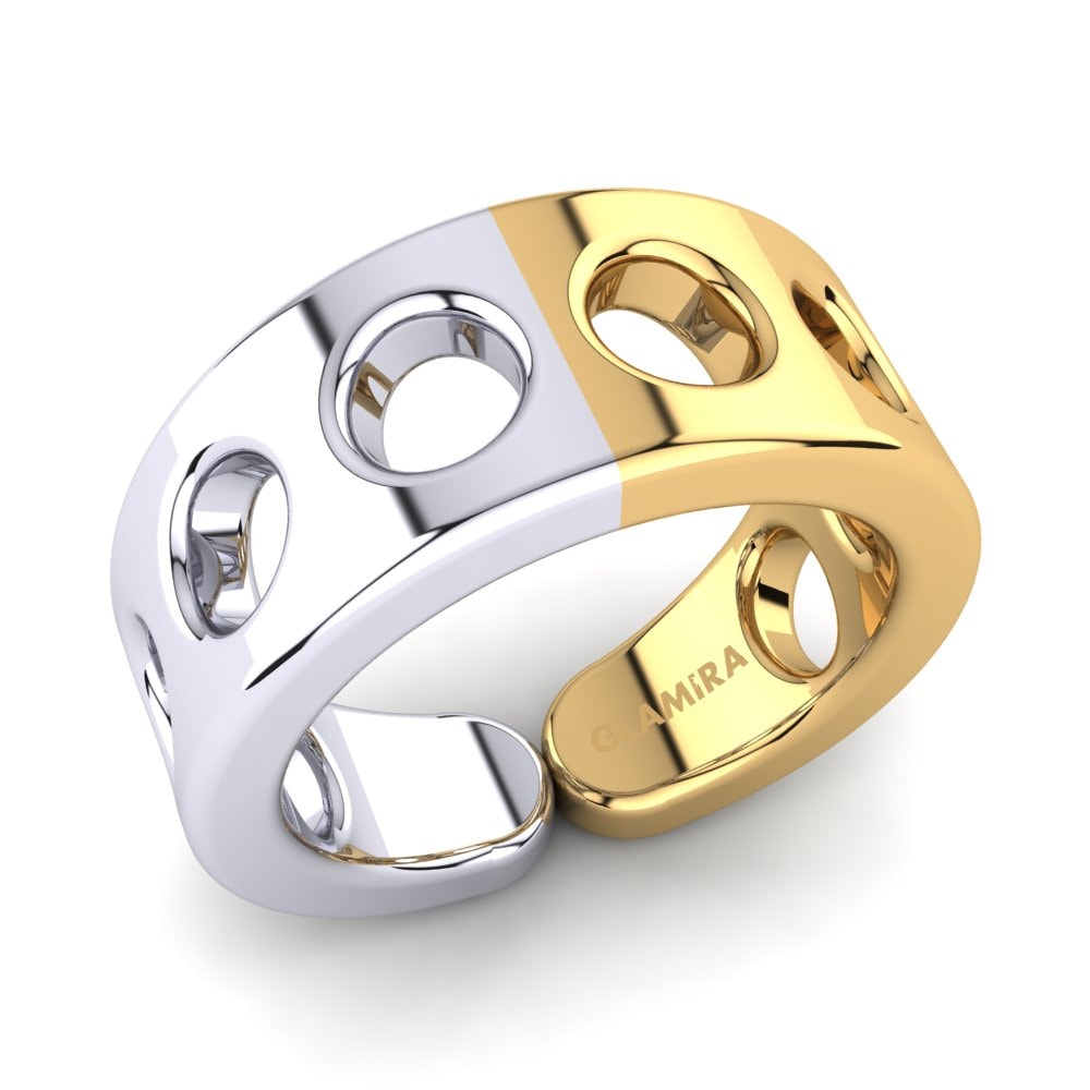 14ct Yellow & White Gold Ring Jasaphine