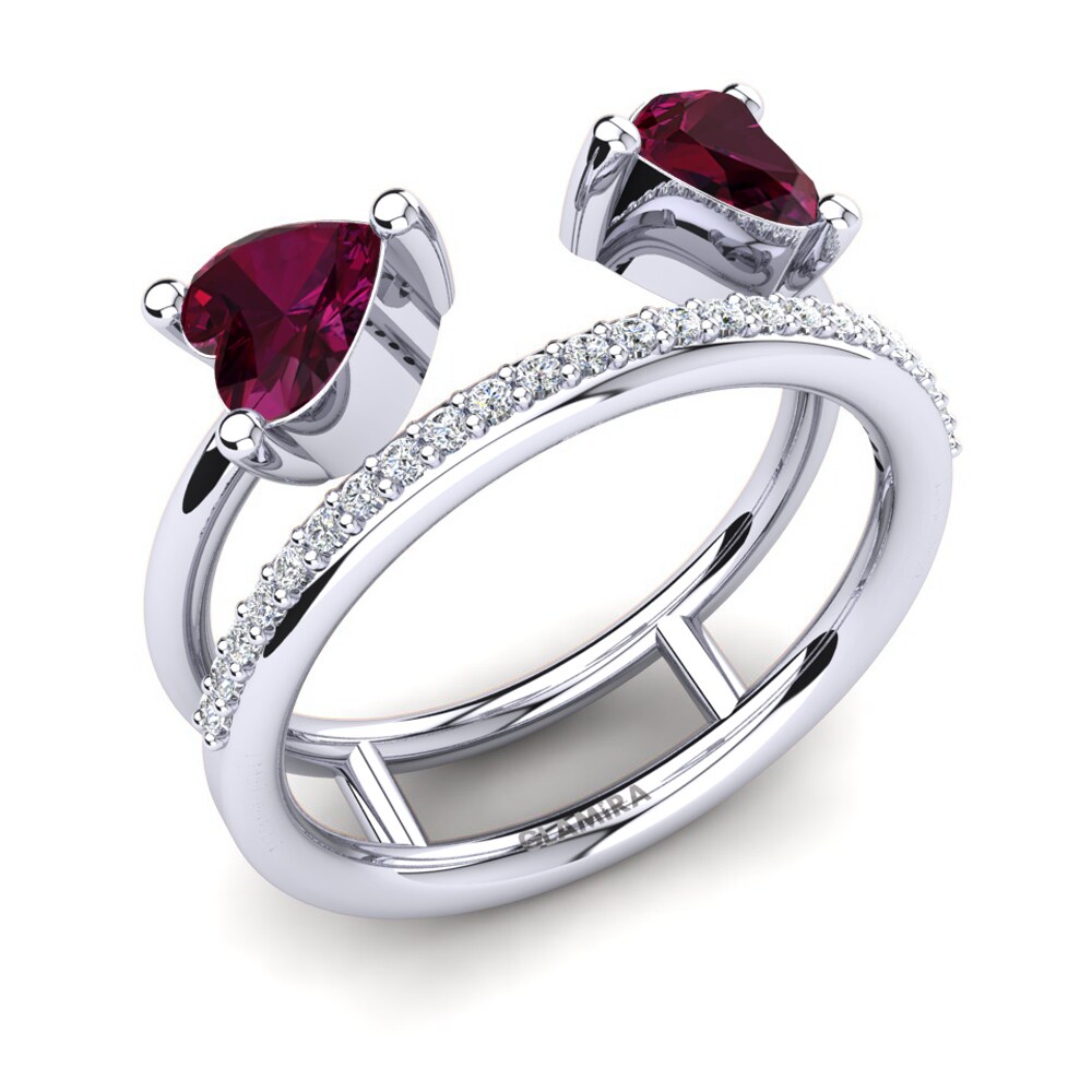 Rhodolite Garnet Ring Jasna