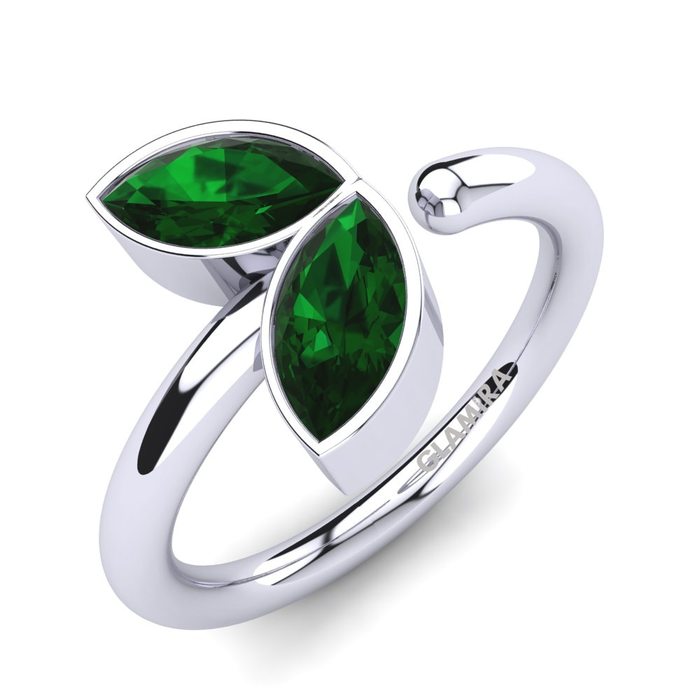 Groene Zirkoon Knokkelring Jeanice