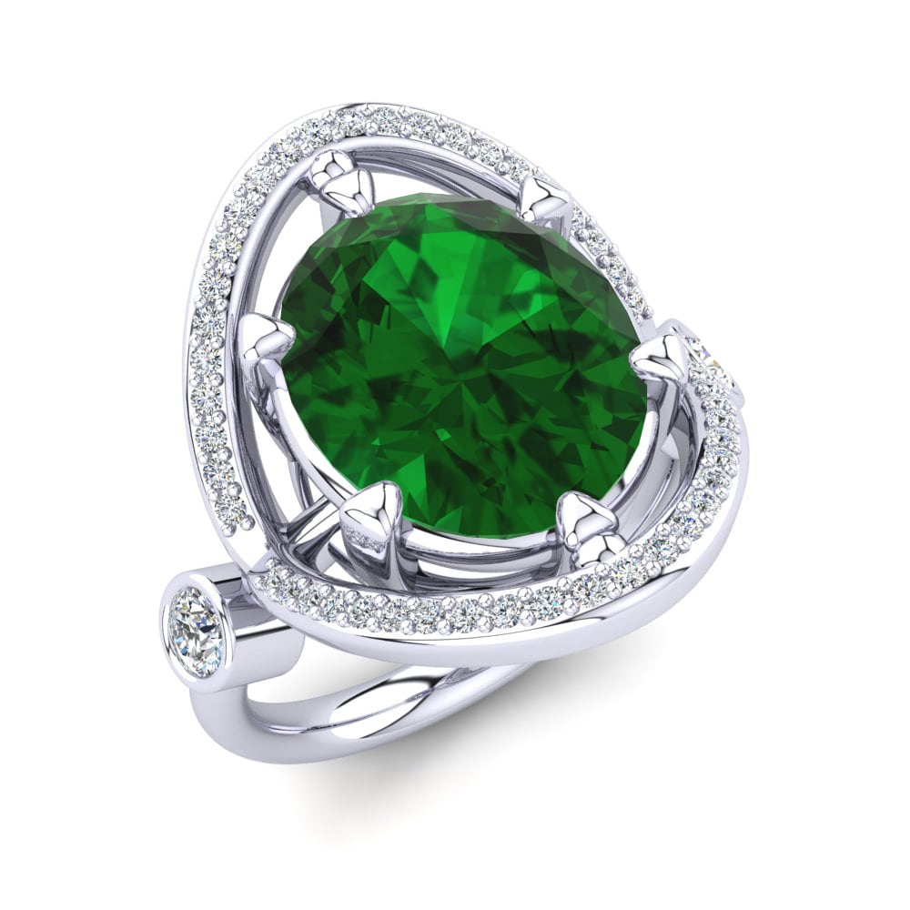 Grüner Zirkonia Ring Joscelin
