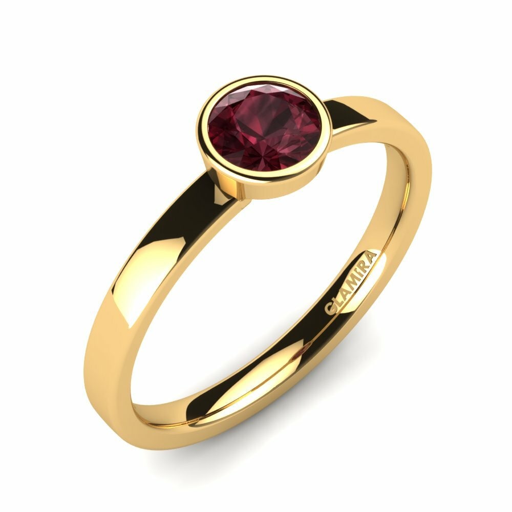 granat Set de mireasă Graceful-RING A