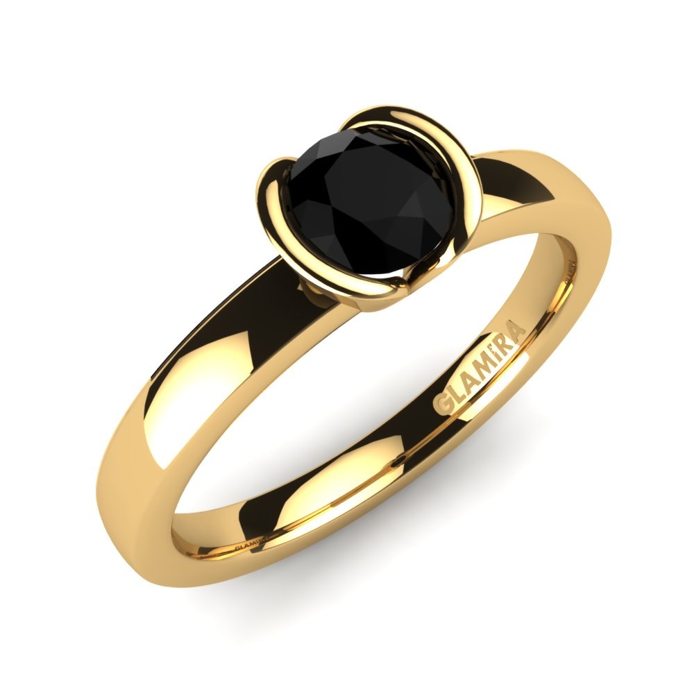 Black Onyx Bridal Set Heavenly Vows-RING A